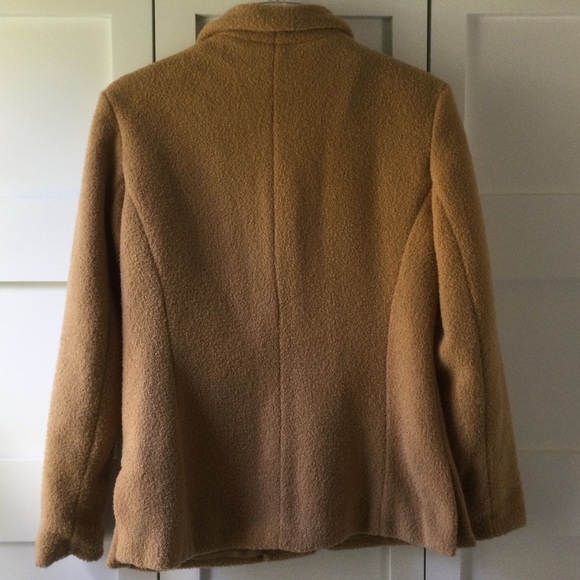 SANDRO Button Up Teddy Bear Jacket Coat - Picture 4 of 5